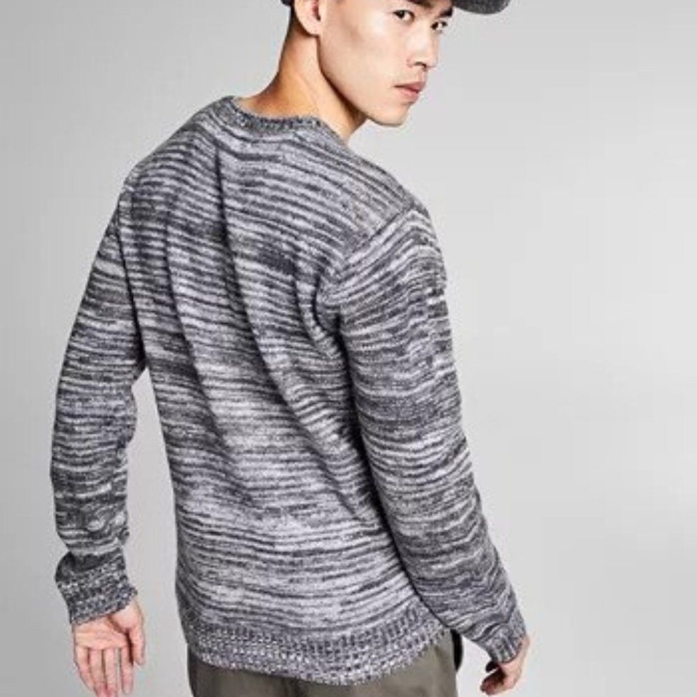 And Now This Men's Regular-Fit Marled Brushed Sweater - Picture 3 of 4